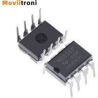 10/50pcs New NE555 NE555P NE555N Precision Timers IC Inline DIP-8 Chip for Pulse Generator Oscillation Circuit