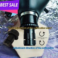 Knob adjustable breathing valve, gas mask accessories, universal respiratory control accessories