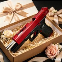 G17 Alloy Black Toy Gun Shoots Plastic Bullets Far Distance Strong Performance Perfect Kids Birthday Gift