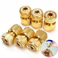 Hose Adapter, 1/2" Quick Connect Swivel Connector Garden Hose Coupling Systems for Watering Irrigation