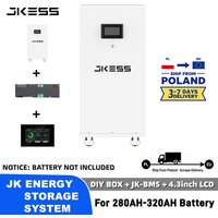 DIY JKESS Battery BOX and JK SMART BMS PB2A16S20P and LCD For Lifepo4 16S 48V 51.2V 280AH 310AH 320AH battery Ship from Poland