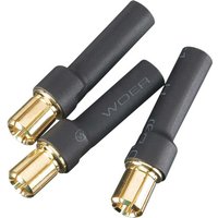 2/3 Pcs No Wire 4.0mm Female Banana Connector to 6.0mm male Bullet Banana Connector Plug Adapter for RC ESC Motor Charger