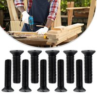 10 Pcs Fixing Screw M5/M6 22mm Left Hand Thread For UNF Drill Chuck Shank Adapter Power Tool Accessories