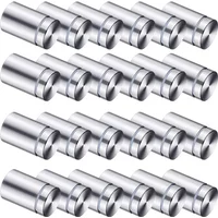 60/100pcs Sign holder screws advertising screws stainless steel wall mounts mounting glass acrylic nails 12*25