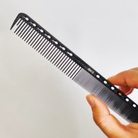 Salon Hair Cutting Styling Comb for Men Women Professional Carbon Steel Dual Tooth Comb