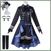 High quality Black Butler Ciel Black Rose Cosplay costume Women Classic Gothic Dress Anime outfit Role playing Comic con party