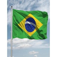 Brazil Flag 90x150cm Brazil National Polyester Cloth Outdoor Indoor For Celebration