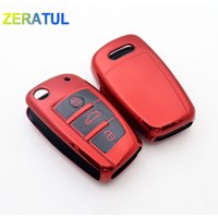 Shell Fob Protector Holder Keyless For Audi A3 8L 8P A4 B6 B7 B8 A6 C5 C6 4F RS3 Q3 Q7 TT 8L 8V S3 TPU Car Flip Key Case Cover