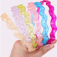 6pcs Fashion Plastic Wave Headbands Girls Plastic Hairbands Women Headbands Girls Children Kids Hair Accessories