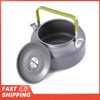 0.8L/1.2L/1.8L Outdoor Camping Kettle Aluminum Tea Kettle Coffee Pot with Carry Bag camping kettle kettle tea pot outdoor kettle