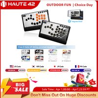Haute42 Magnetic C-AT Leverless Fightstick Hitbox Controller For PC/PS4/PS5 Stickless Arcade Stick Leverless Controller Hitbox