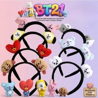 BT21 Koya RJ Shooky Mang Tata Chimmy Cooky Cute Cartoon Doll Headband Anime Peripheral Decor Headband