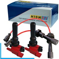 PERFORMANCE IGNITION COIL FOR MITSUBISHI LANCER EVO 4 5 6 7 8 9 4G63 4G63T 2.0 turbo MD363552 wire spark cable