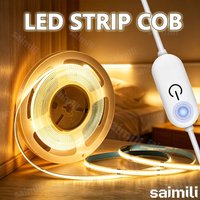 LED Light Strip Bright Touch Switch Dimmable Suitable for Indoor Bedroom Home Decoration Living Room Wedding Decoration
