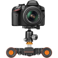 Neewer 3-Wheels Wireless Video Camera Dolly, 3-Speed Motorized Electric Track Rail Slider Dolly Car with Remote Control