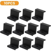 10pcs Aluminum Alloy PV Solar Panel Mount End Clamp For 30mm Frame Corrosion Resistance Solar Power Parts