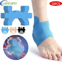 10PCS Kinesiology Tape for Ankle,Ankle Tape Precut,Cotton Waterproof & Breathable,Enhance Elastic AthleticTape for Ankle Support