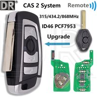 DR Great Upgrade CAS2 System ID46 PCF7953 315/434/868MHz HU92 Flip Key Car Remote Key For BMW E60 E63 E64 E87 X5 1 3 5 6 Seies