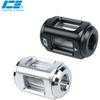 IceManCooler High Quality F40 Glass Liquid Filter For Computer Water Cooling Loop Build,G1/4" Inner Thread,Highly Recommend