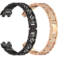 Diamond Bracelet For HONOR BAND 10 Wristband For Honor Band 9 Metal Strap Correas For honor band 10 Stainless Steel Watchband