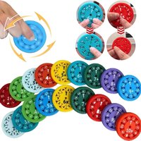 Math Fidget Spinner Addition Subtraction Multiplication Division Sensory Toys for Kids Learning Resources Educational Games