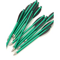 Toparchery 6.3" Aluminum Crossbow Bolts Arrows 12 24 36 Pcs Short Arrow- for Self Cocking Mini Crossbows