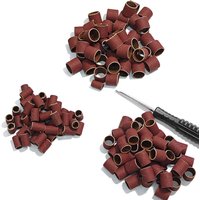 80 120 150 180 240 320 400 600 Grit Aluminum Oxide Sanding Drum Sleeves for Dremel Rotary Tool For Electric Manicure Machine