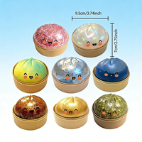 NEW Simulation Flash Dumpling Pressure Ball Slow Rebound Soft Pinch Decompression Baozi modeling stress relief toy birthday Gif