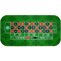 Professional Large-sized Anti Slip Casino Roulette Poker Rubber Table Mat Poker Tablecloth Mats Entertainment Accessories