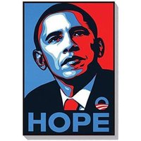 Obama Hope Poster Metal Sign es-aluminum