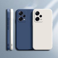 Square Liquid Silicone Case for Xiaomi Redmi Note 12 Pro 12S 4G 5G Soft Cases Redmi Note12 Pro Plus 5G Matte Basic Cover Caqas