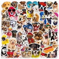 10/25/50pcs Lovely Realistic Dog Stickers Meme Decals for DIY Waterproof Phone Laptop Guitar Suitcase Car Skateboard Suitcase
