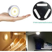Night Light With PIR Motion Sensor Wireless LED Battery Lamp Protable Magnetic For Bedroom Kitchen Cabinet Lighting