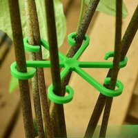 4-Piece Plant Anti-Lodging Support Frame, Green Plant Support/Flower Hydroponic Fixing Frame/Plant Stem Frame/Flower Pot Frame