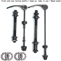 Bike Bicycle Axle Front Rear Quick Release Skewers With 25mm Hub Bearing For Mountain Road Bicycle Front Rear Axle Tools