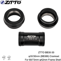 ZTTO Press Fit BB30 30mm Bottom Brackets Bearings Fit Mountain Bikes BB386 Crankset φ42mm 68/73mm Frame