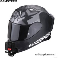 for Scorpion Exo R1 Helmet Custom Aluminium Chin Mount for GoPro Hero 13 12 11 10 Insta360 X4 X3 Ace Pro DJI Action 5 4 3 Camera
