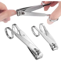 Stainless Steel Nail Cutter Tools For Toes Finger Clipper Fingernail Trimmer Manicure Art Care Cuticle Clippers