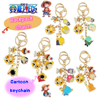 One Piece Luffy Nami Sanji Usopp Sogekingzz Exquisite Keychain Creative Personality High-value Boys and Girls Backpack Pendant