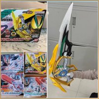 In Stock Bandai Kamen Rider Zeztz Dx Zzz Driver & Inazuma Blaster - Plasma Bow Set With Dream Capsules + Bonus Toy Cosplay Prop