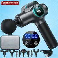 Raymax 99 Speed Professional Muscle Massage Gun Massager Massager for Neck and Back Massage Instrument Dropshipping Fitness