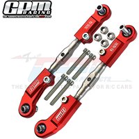 GPM Metal Aluminum Alloy Front Steering Tie Rod AR330230+ARA330601 for ARRMA 1/7 MOJAVE V2 6S 4WD BLX DESERT TRUCK Upgrade Parts