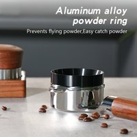 51MM 54MM 58MM Magnetic Coffee Dosing Ring Aluminum For Espresso Portafilter Barista For Espresso Brewing Coffee Tool Coffeeware