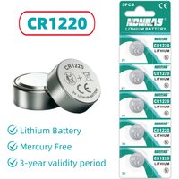 New 2-35Pcs High Capacity CR1220 Batteries - 3V Lithium Coin Cell 1220 Battery for Watches Healthcare Devices Calculator