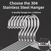 Thickened 304 Stainless Steel Clothes Hanger for Home Use Clothes Drying Rack Heavy Duty Clothesline Holder for Balcony