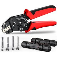 Solar PV Cable Crimping Tools SN-2546B MC2.5,4,6mm²/14-10AWG Connector Pressing Ratchet Pliers