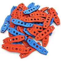 50pcs Steel ball positioning Pouch Rubber Latex Band Leather pocket Outdoor Shooting Slingshot Accessories
