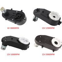Electric Motor Gear Box Kid Car Gear Box Kid Ride Gear Box RS390 Electric Motor 6V/12V 12000‑20000RPM for Kids Car