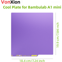 VonXion Conweb™ Cool Plate Build Plate 184*199mm For Bambulab A1 mini Quick Release 2-Sided Texture 3D Printer Accessories