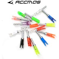 36pcs Arrow Pins Nocks Tails For ID4.2/6.2mm Shafts DIY Archery Accessories